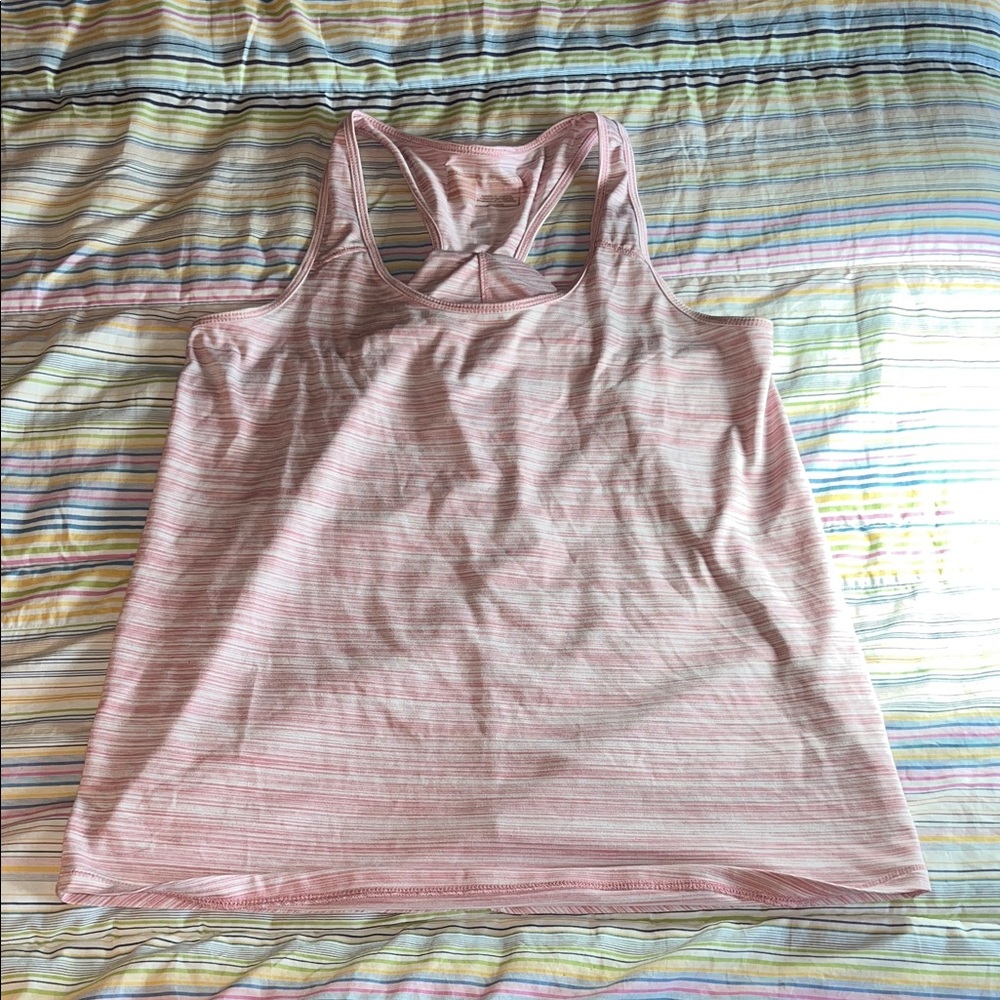 RBX Light Pink‎ Striped Tank Top